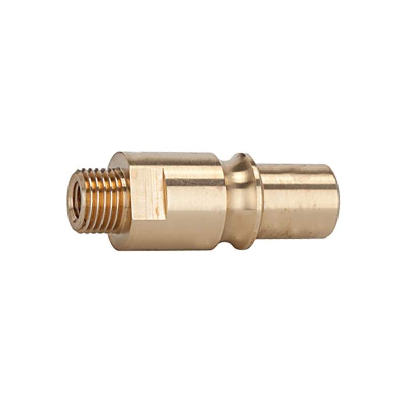 RIEGLER Nippel für Kupplungen NW 12, Messing blank, G 1/2 AG