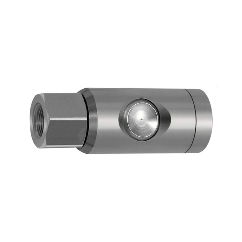 RIEGLER Druckknopf-Sicherheitskupplung NW 7,4, drehbar, ES, G 3/8 IG
