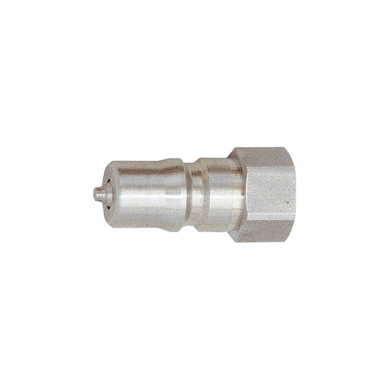 RIEGLER Verschlussnippel beidseitig absperr., ES 1.4305, G 1/8 IG, NW 4,3
