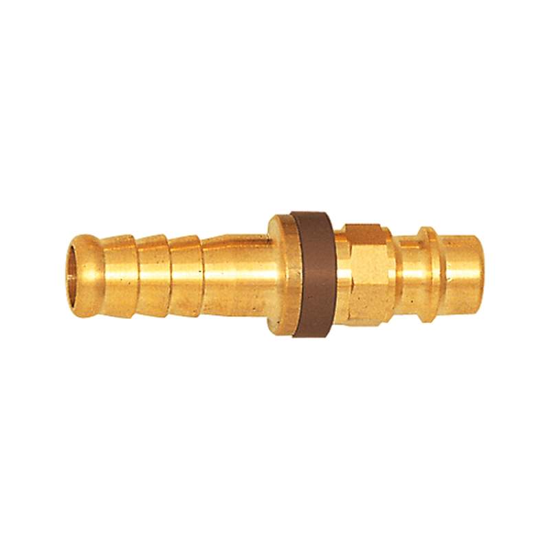 RIEGLER Unverwechselbare Einstecktülle NW 7,8, MS blank, Tülle LW6, braun