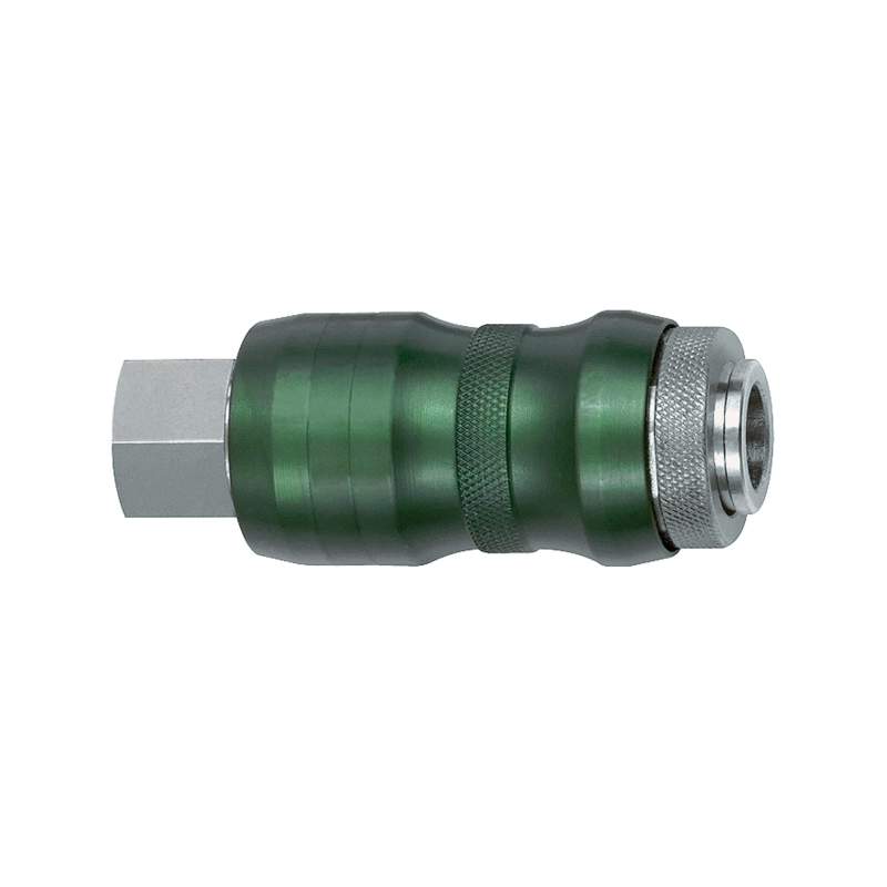 RIEGLER Sicherheitskupplung NW7,8, Bi-Tec, MS vern., G 3/8 IG, 2050 l/min
