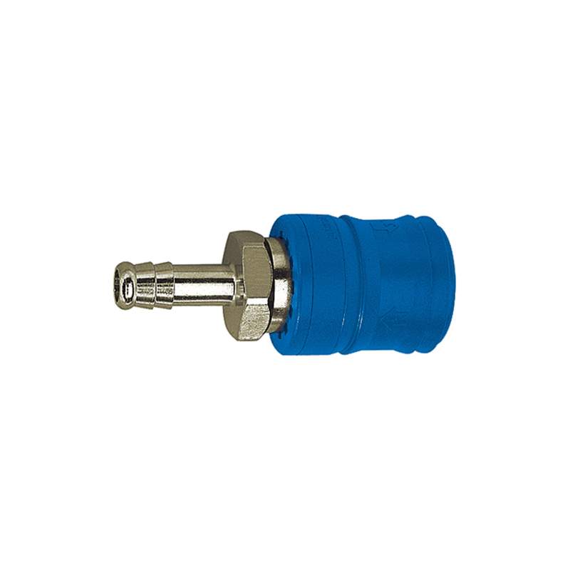 RIEGLER Sicherheitskupplung NW 7,4, Typ KE, Messing vern., Tülle LW 9