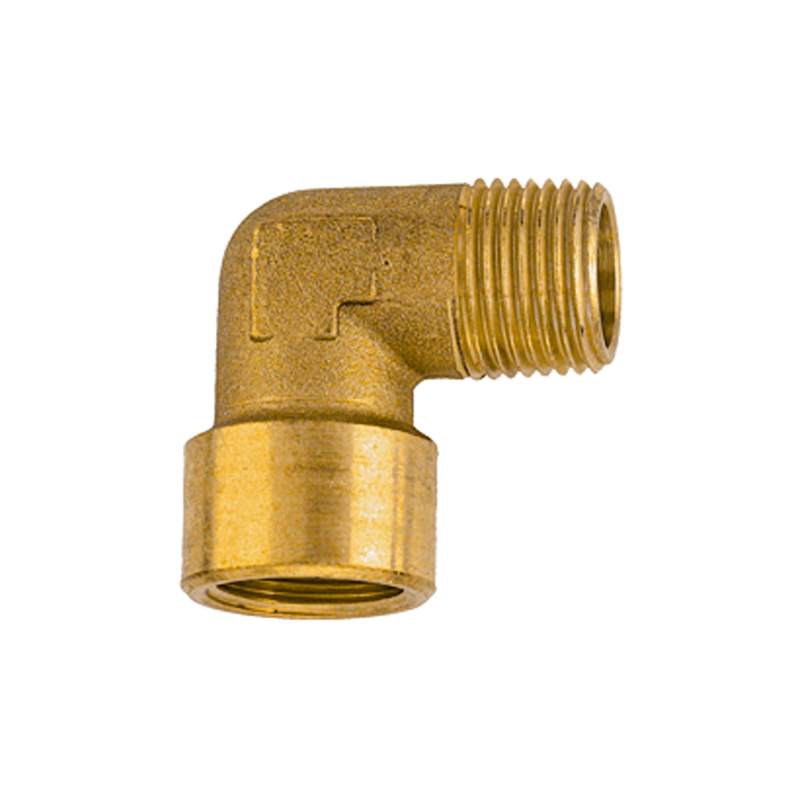 RIEGLER Winkelstück, innen/außen, G/R 1/2, SW 21, Messing blank