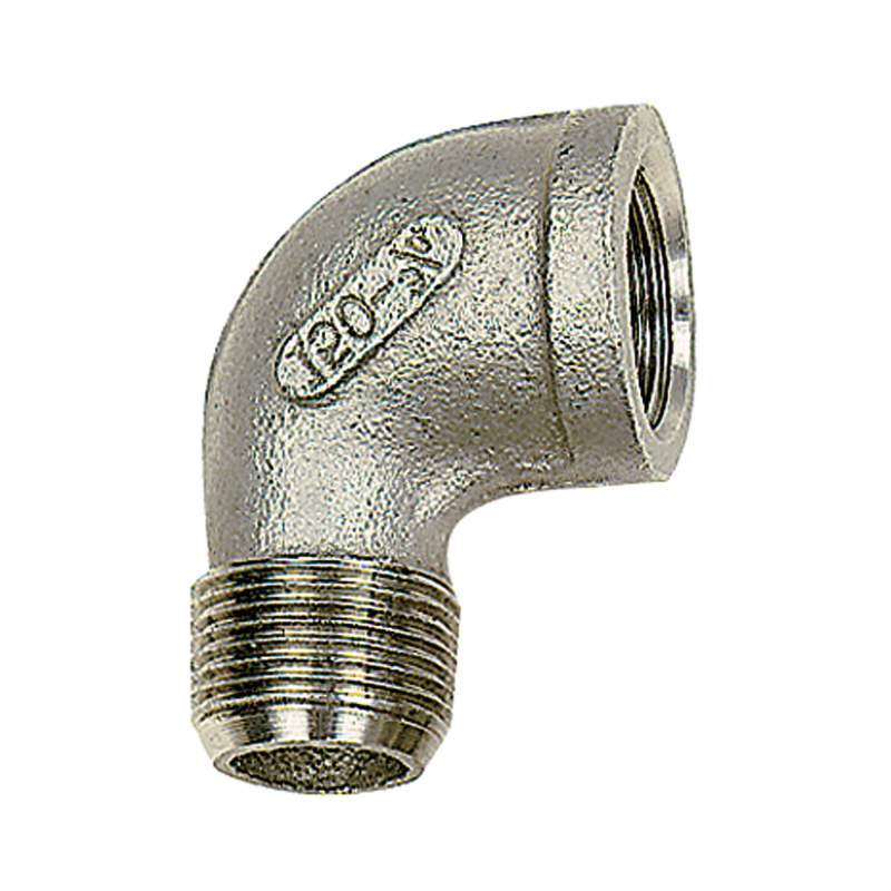 RIEGLER Winkelstück 90°, IG/AG Rp 3/4, R 3/4, ES 1.4408