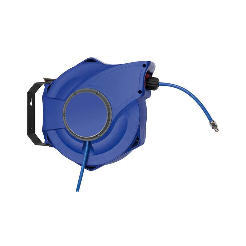 RIEGLER Schlauchaufroller, Druckluft, PU-Schl. ø 12x8, R 1/4 AG, 7 m