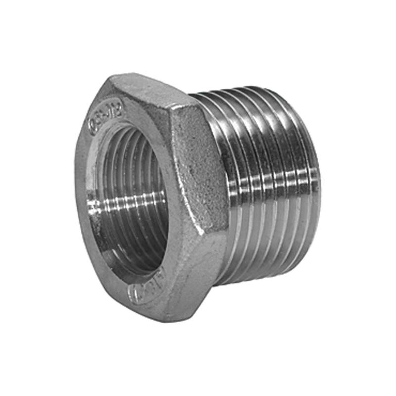 RIEGLER Reduziernippel, Sechskant, G 2 a., G 1 1/2 i., SW 63, ES 1.4408