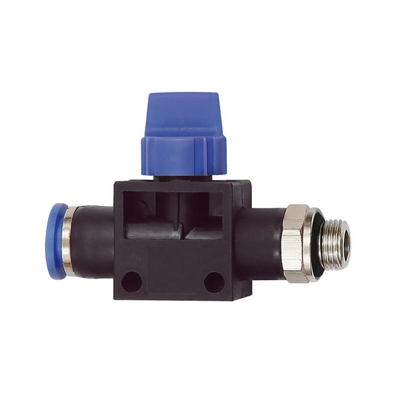 RIEGLER 3/2-Wegeventil »Blaue Serie«, Steckanschluss, G 3/8 a., S-G Ø 8mm