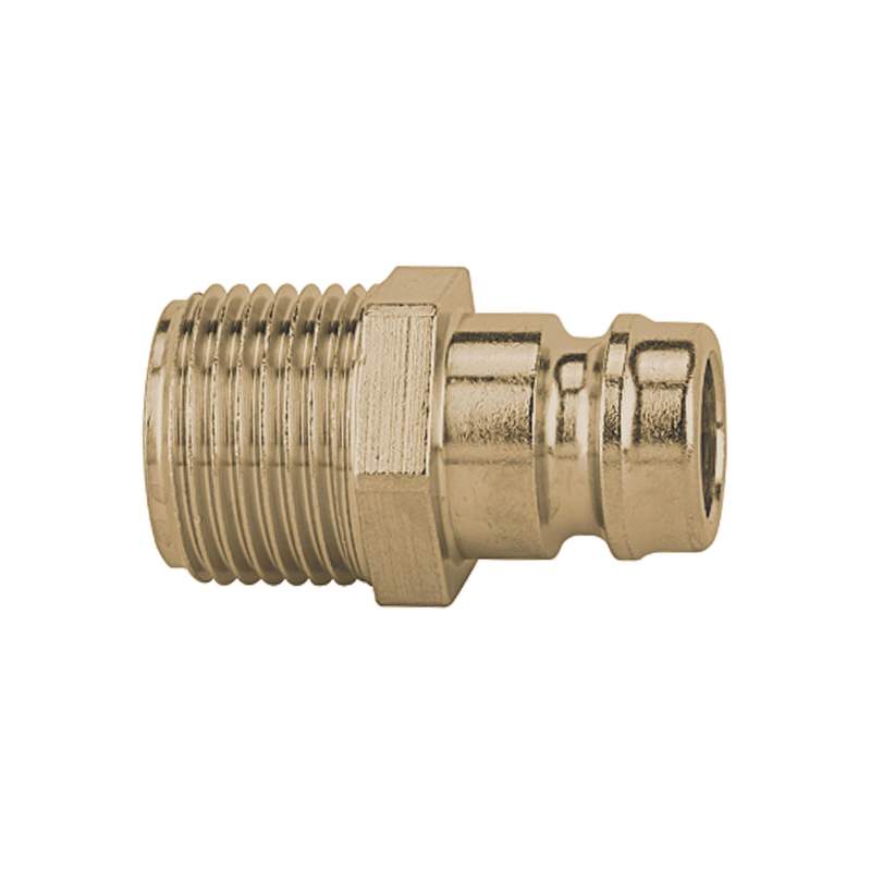 RIEGLER Temperier-Einstecknippel DN 9 mit AG, mit Absperrventil, G 1/2