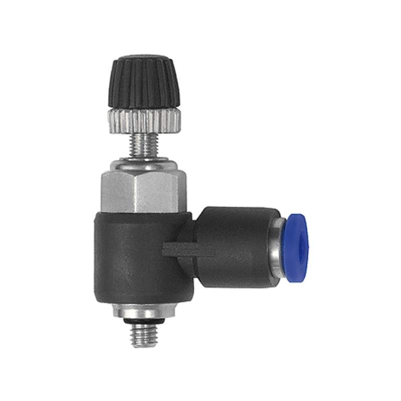 RIEGLER Drosselrückschlagven. »Blaue Serie« mini, Abluftdros., M5a. Ø3mm