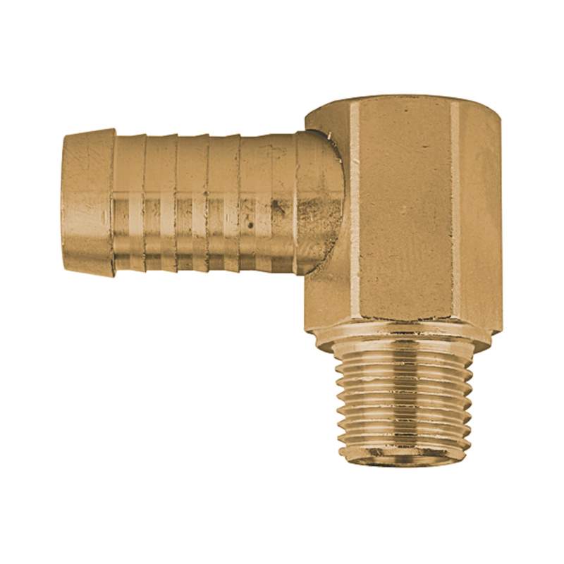 RIEGLER Winkel-Gewindetülle 90°, R 1/4 AG, Schlauchanschluss 13 mm