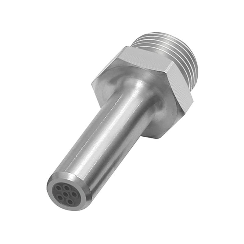 RIEGLER Lärmarme Runddüse, G 3/8 AG, Aluminium, Düsen-Außen-ø 10 mm