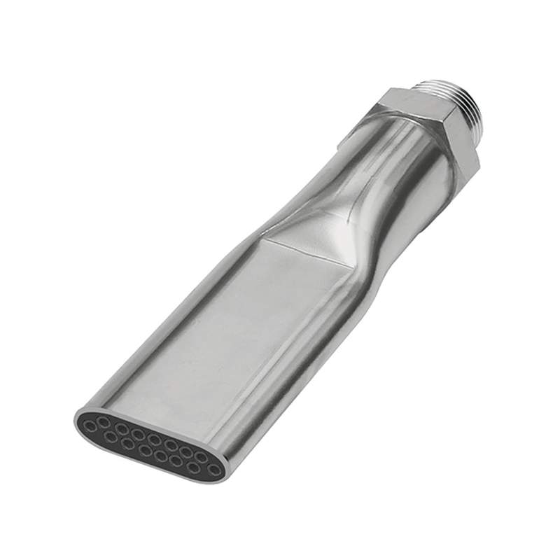 RIEGLER Lärmarme Flachdüse, G 1/4 AG, MS vernickelt, Düsenbreite 21,0 mm