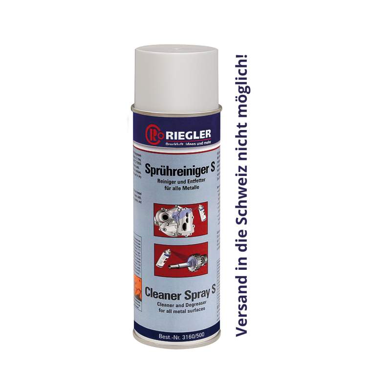 RIEGLER Sprühreiniger S, vor dem Einsatz von Lock-Produkten, 500 ml