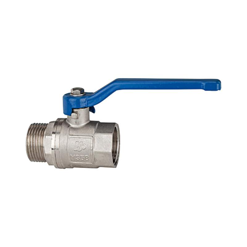 RIEGLER Kugelhahn »valve line«, Handhebel blau, MS vern., IG/AG, G 1/2