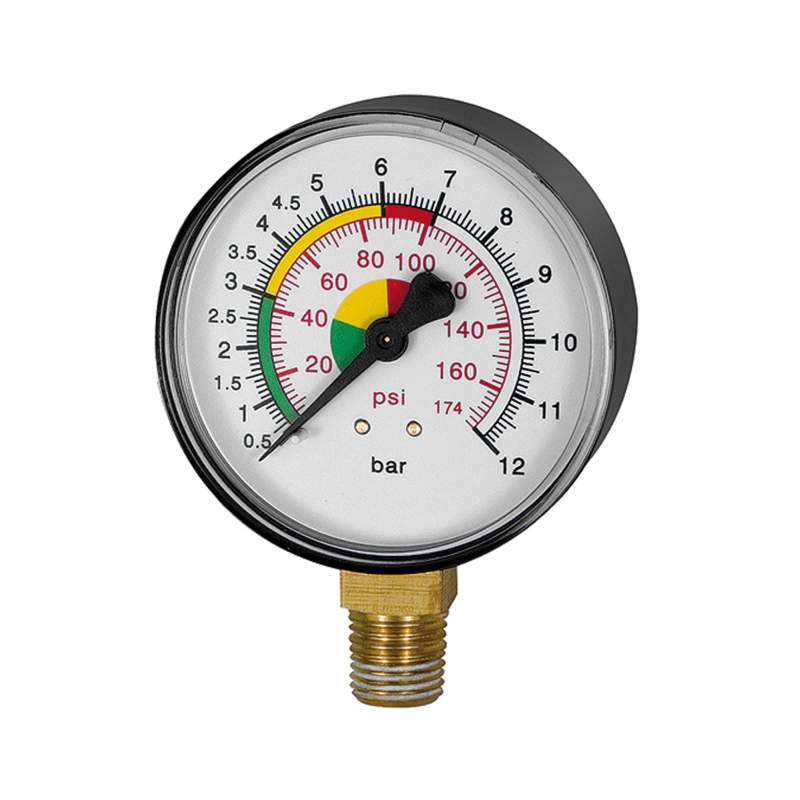 RIEGLER Manometer ø 63 mm, ungeeicht, Anschluss unten