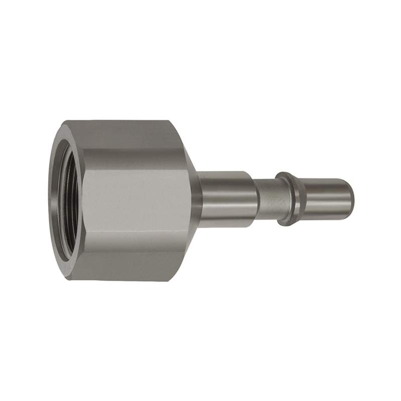 RIEGLER Nippel für Kupplungen NW 6, ISO 6150 C, Edelstahl, G 3/8 IG