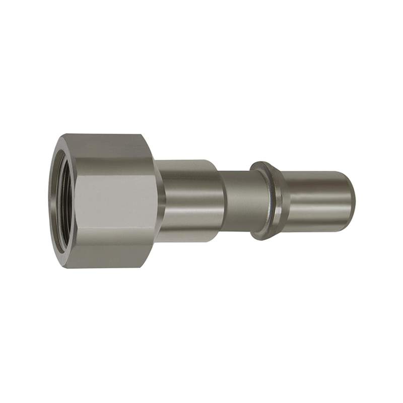 RIEGLER Nippel für Kupplungen NW 8, ISO 6150 C, Edelstahl, G 3/8 IG