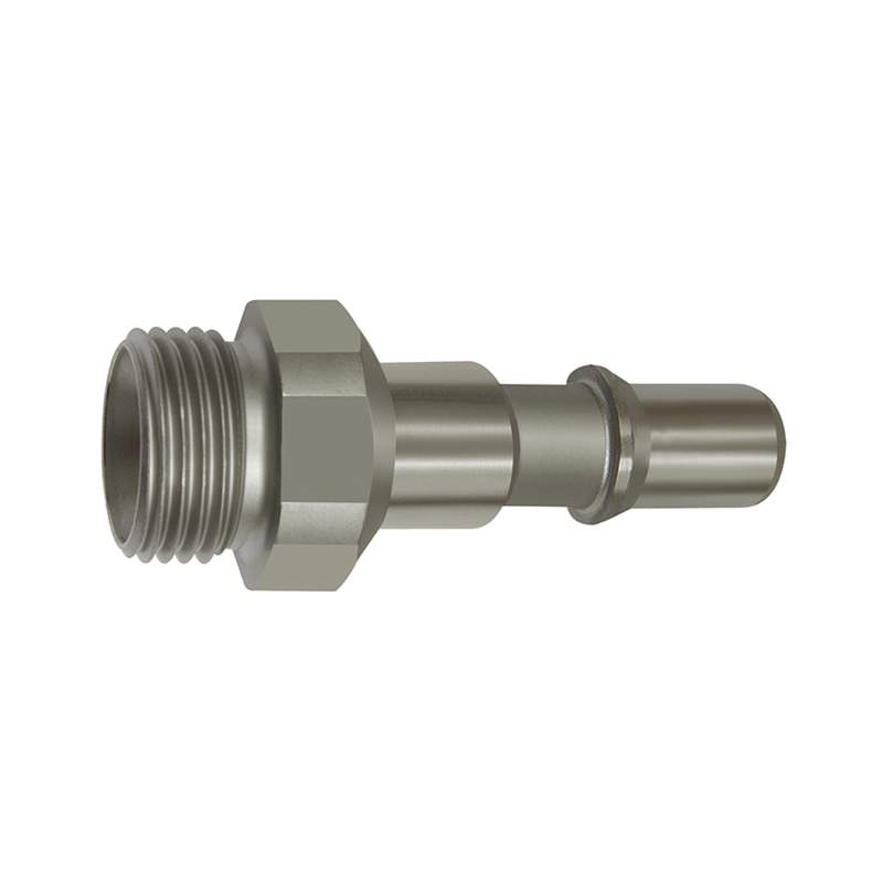 RIEGLER Nippel für Kupplungen NW 8, ISO 6150 C, Edelstahl, G 1/8 AG