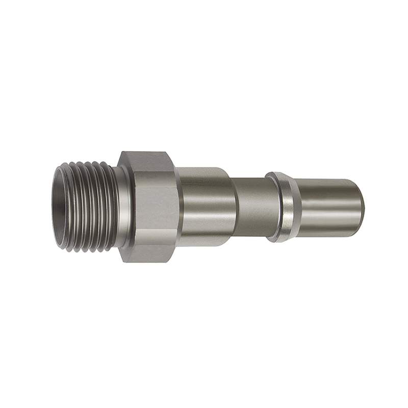 RIEGLER Nippel für Kupplungen NW 11, ISO 6150 C, Edelstahl, G 3/8 AG