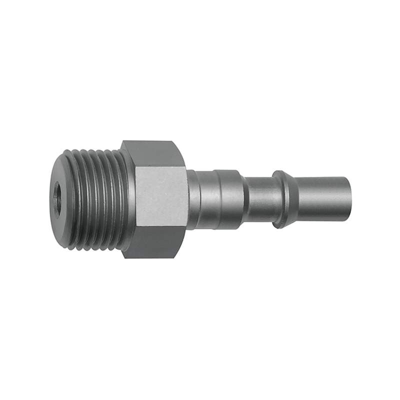 RIEGLER Nippel für Kupplungen NW 6, ISO 6150 C, Stahl, G 1/8 AG