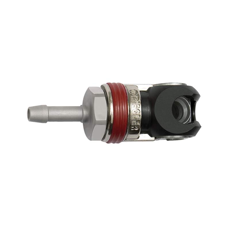 RIEGLER Schwenk-Sicherheitskupplung NW 7,2, EURO 7,2, Stahl, Tülle LW 8