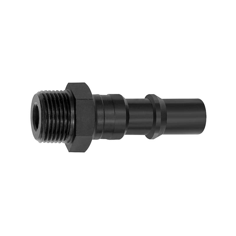 RIEGLER Nippel für Kupplungen NW 8, ISO 6150 C, Stahl, NPT 1/4 AG