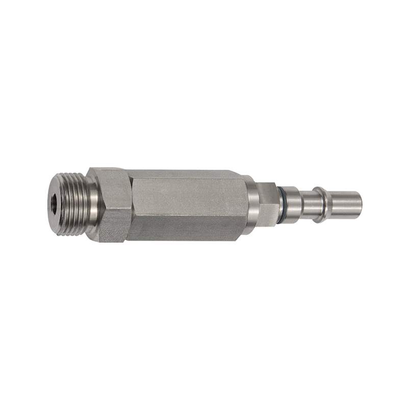 RIEGLER Unverwechselbarer Nippel NW 6, ISO 6150 C, RSV, G 1/4 AG, gelb