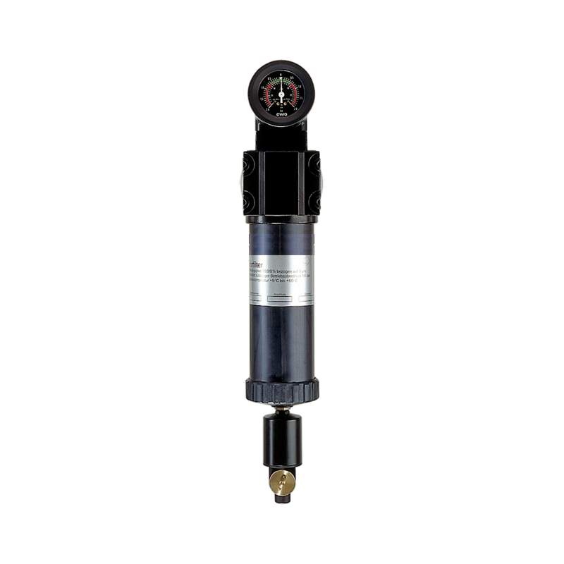 RIEGLER Vorfilter mit Differenzdruckmanometer, 3 µm, G 2