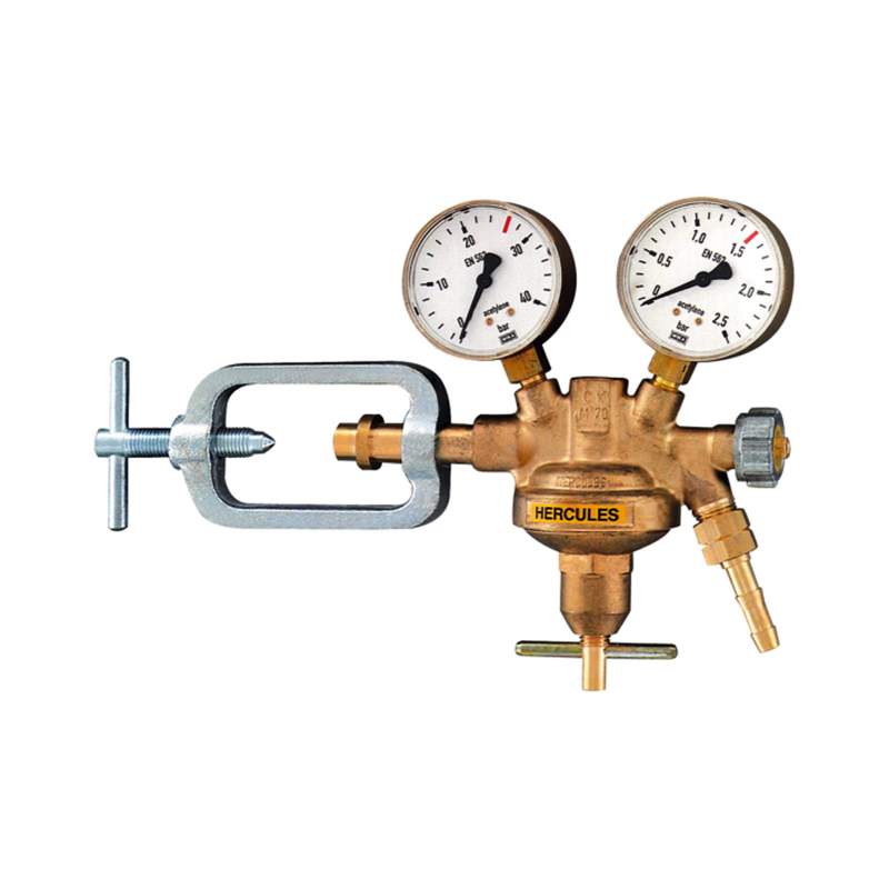 RIEGLER Flaschendruckregler, 200 bar, Wasserstoff/Methan/Leuchtgas/Erdgas