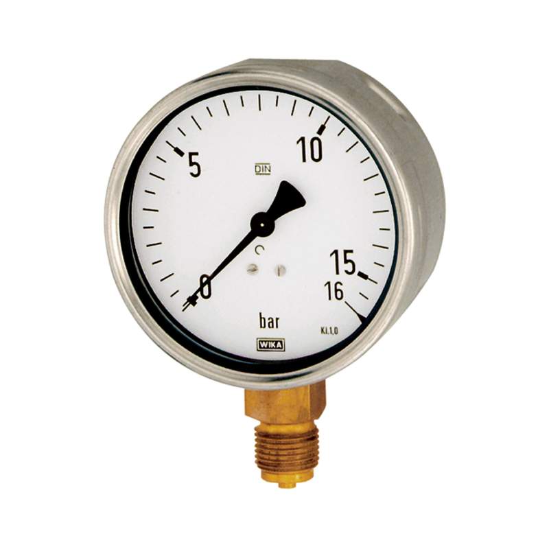 RIEGLER Manometer, Robustausführung, G 1/2 unten, 0 - 4,0 bar, Ø 160