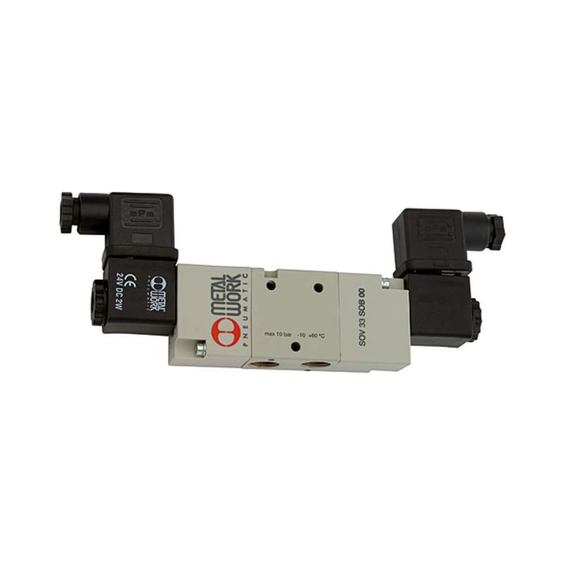 METAL WORK 3/2-Wegeventil, elektropneumat., bistabil, G 1/4, 24 V DC