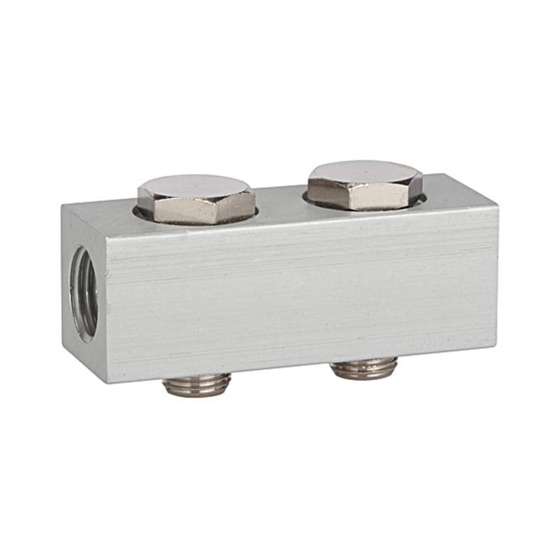 METAL WORK Versorgungsleiste für Wegeventile, mit 2 Ventilpositionen, G 1/4