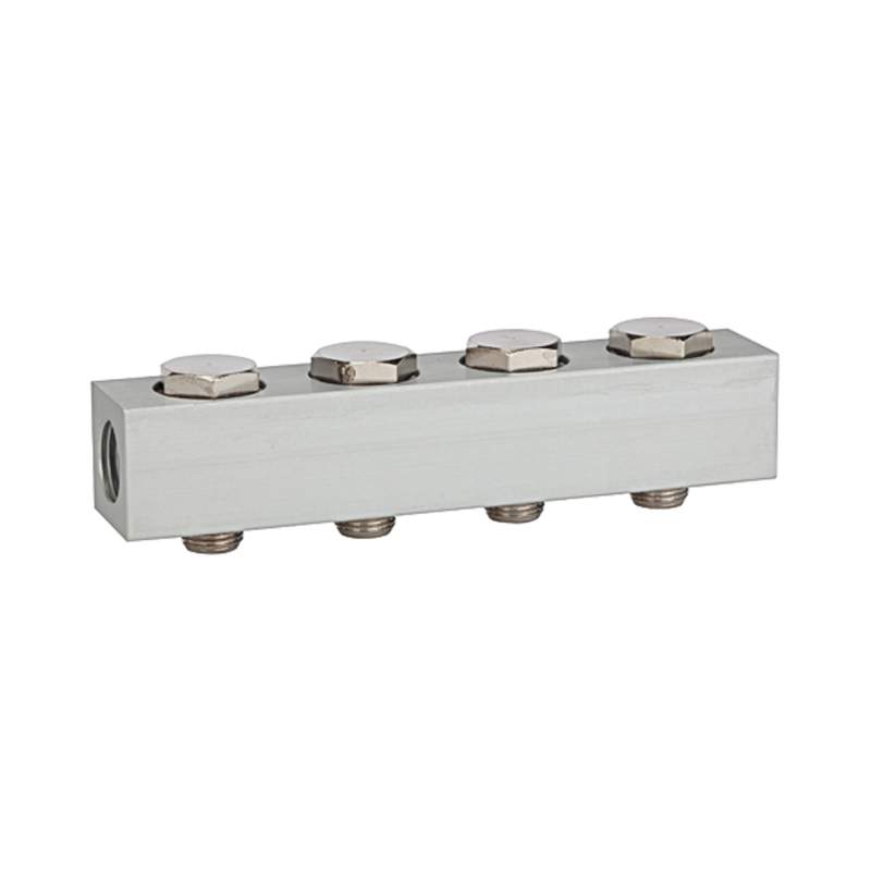 METAL WORK Versorgungsleiste für Wegeventile, mit 4 Ventilpositionen, G 1/4