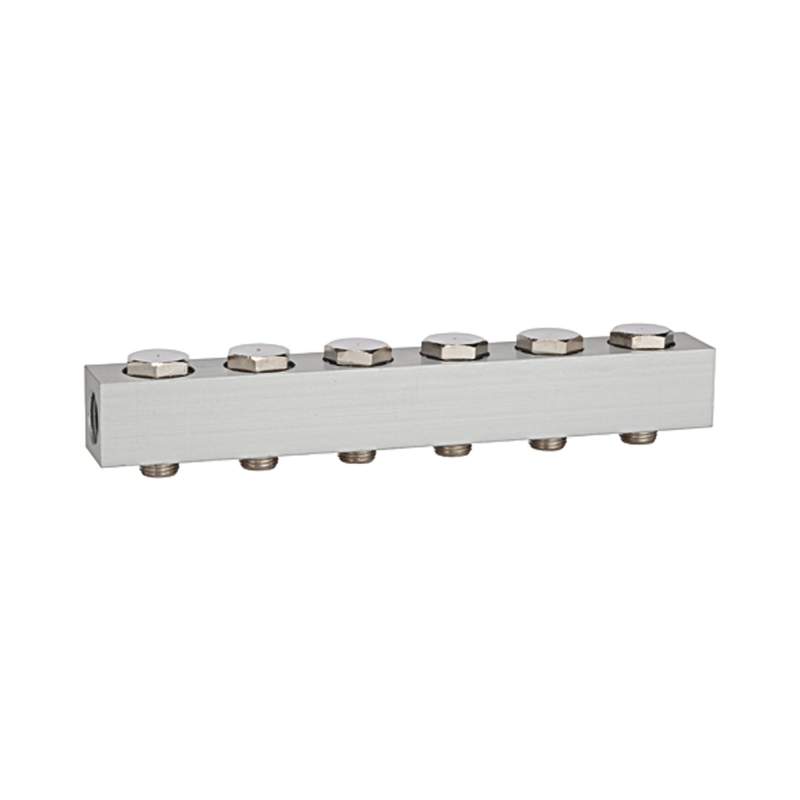 METAL WORK Versorgungsleiste für Wegeventile, mit 6 Ventilpositionen, G 1/4