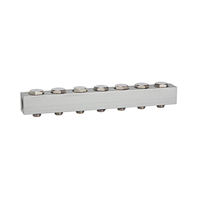 METAL WORK Versorgungsleiste für Wegeventile, mit 7 Ventilpositionen, G 1/8
