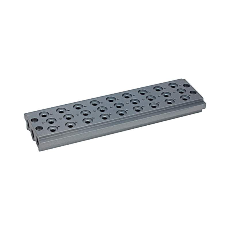 METAL WORK Mehrfach-Grundplatte für Wegeventile, 9 Ventilpositionen, G 1/4