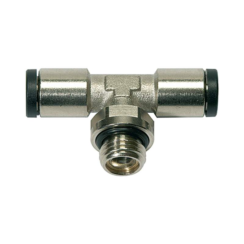 RIEGLER T-Steckverschraubung »click-clock«, drehbar, G 1/8 a.,Schlauch-Ø5