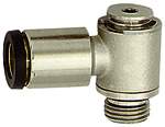 RIEGLER L-Steckverschraubung »click-clock«, drehbar, G 1/8 a., Schl.-Ø 5