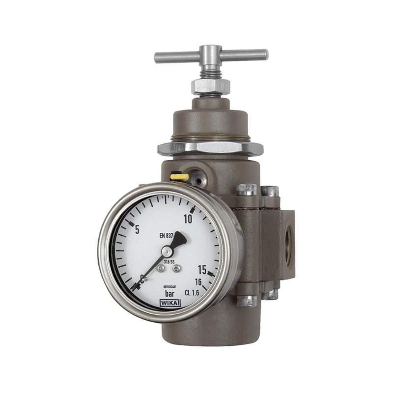 RIEGLER Edelstahl-Guss-Druckregler, 1.4401, BG 4, G 1, 0,4 - 4,0 bar