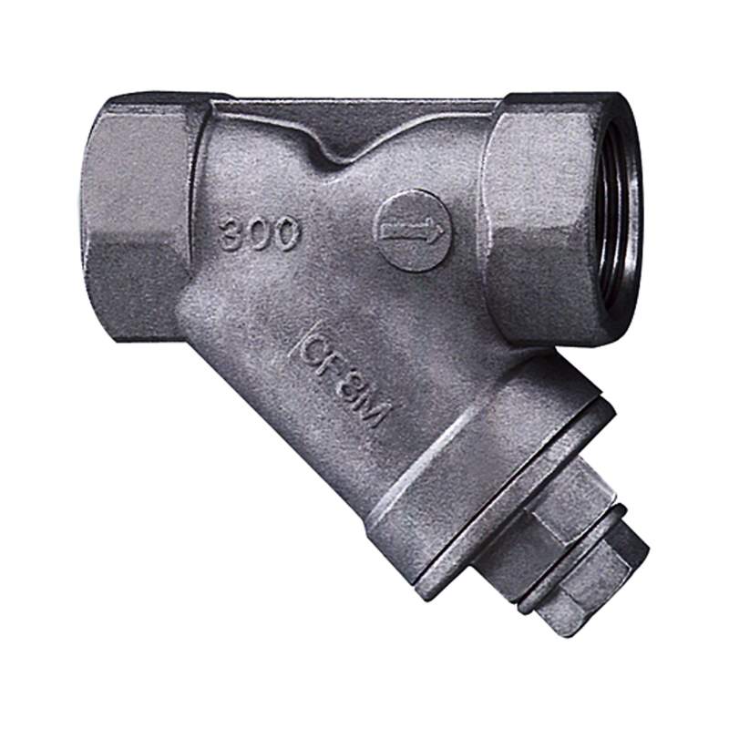 RIEGLER Schmutzfänger, Edelstahl, MW 0,6 mm, G 2, DN 50