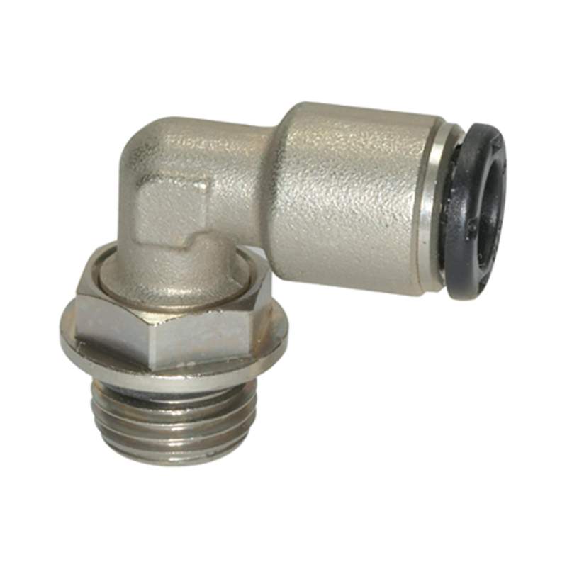 RIEGLER L-Steckverschraubung »click-clock«, drehbar, G 1/8 außen, Ø 4 mm