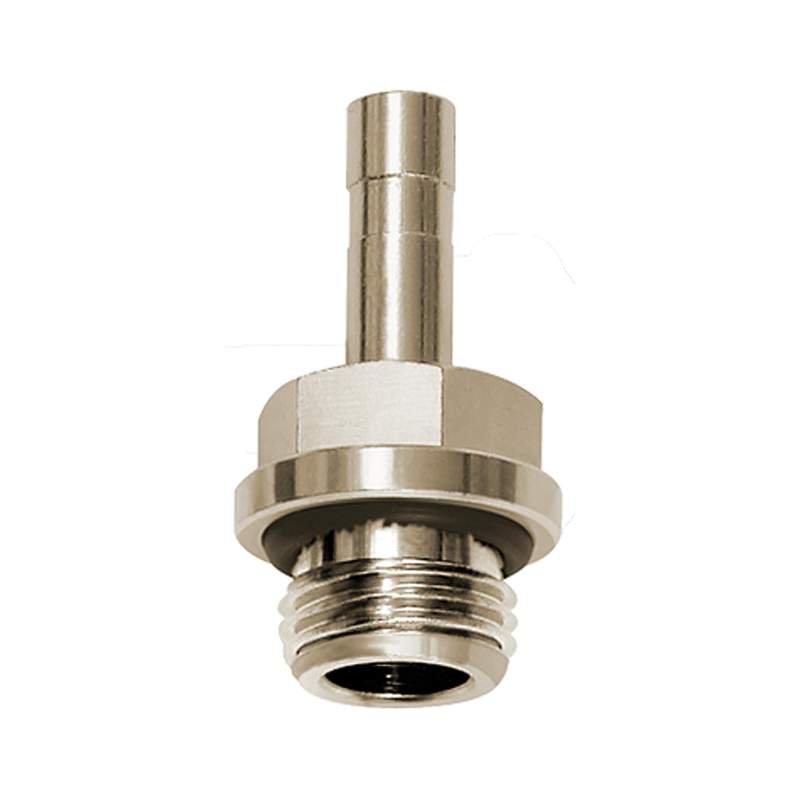 RIEGLER Gewinde-Stecknippel »click-clock«, M5 a., Schlauch-Ø 5