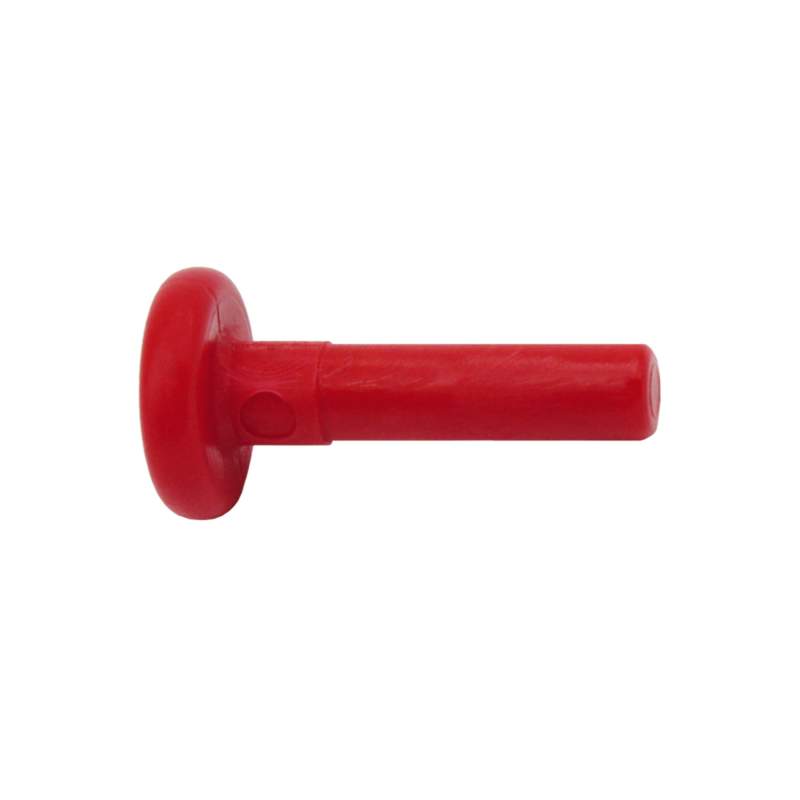 RIEGLER Verschlussstopfen POM, Stutzen 4 mm, Farbe rot