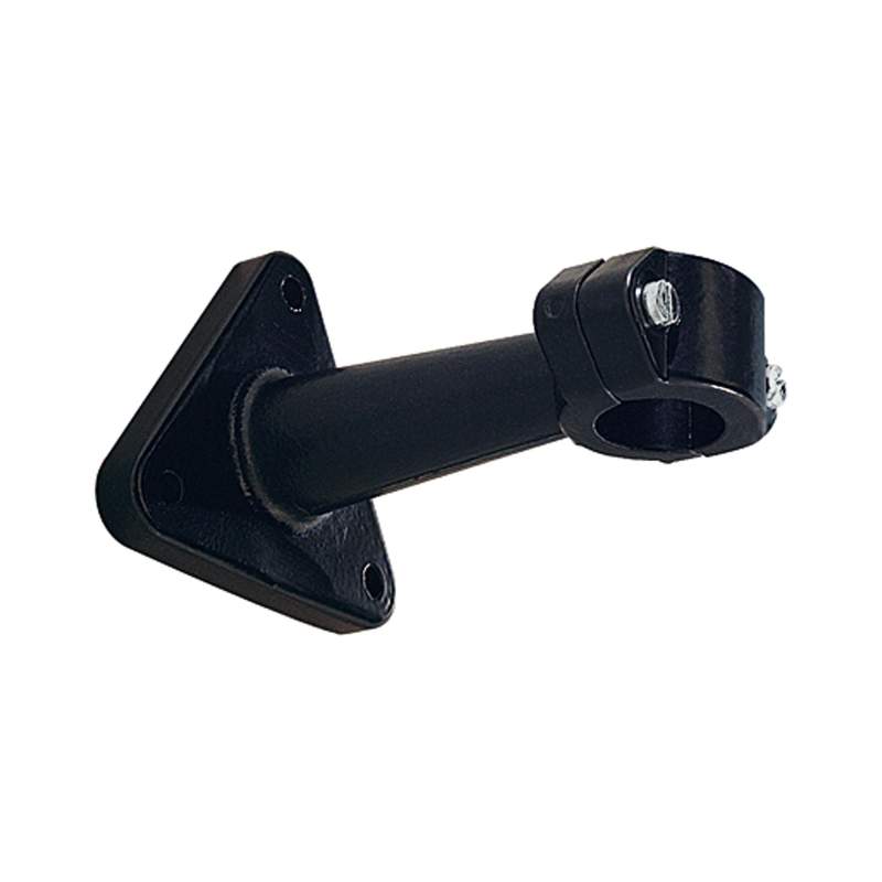 RIEGLER Messgerätehalter, Ausladung 100, aus Aluminium schwarz lackiert