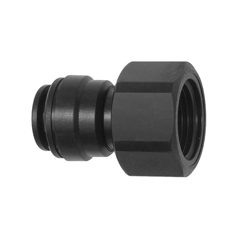RIEGLER Aufschraubverbinder POM, G 1/4, für Schlauch-Außen-Ø 8 mm