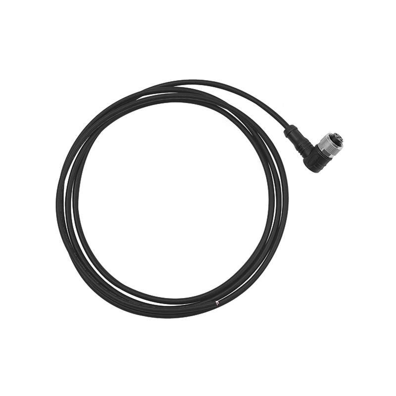 RIEGLER Anschlussstecker gerade, 4-polig, mit PUR-Kabel 2 m