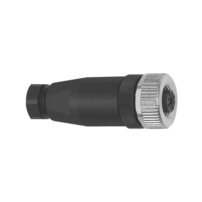 RIEGLER Anschlussstecker gerade, 4-polig, ohne Kabel
