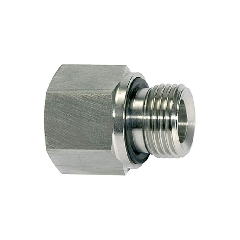 RIEGLER Lange Wechselreduzierung, Weichdicht., G1/4 a. G1/8 i., ES 1.4571