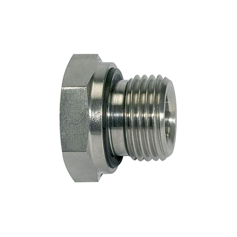 RIEGLER Kurze Wechselreduzierung, Weichdicht., G3/4 a. G1/4 i., ES 1.4571