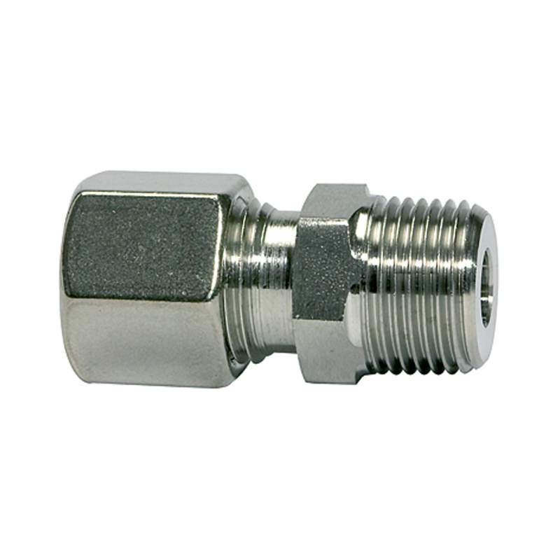 RIEGLER Gerade Einschraubverschraubung, R1/8, Rohr-Ø 8, ES 1.4571, 100bar